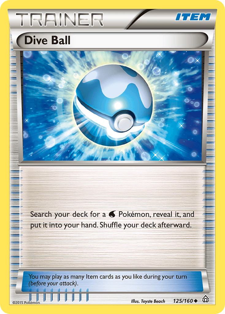 Dive Ball, kortbilde fra pokemontcg.io