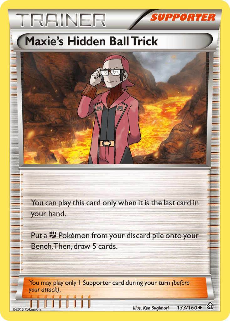 Maxie's Hidden Ball Trick, kortbilde fra pokemontcg.io