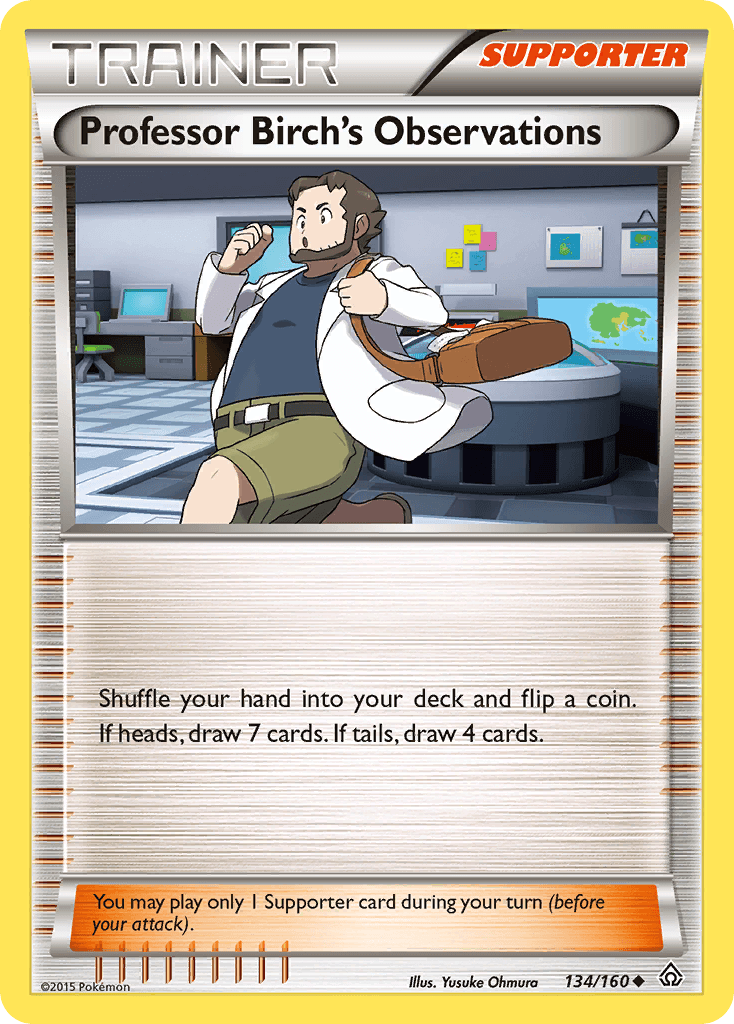 Professor Birch's Observations, kortbilde fra pokemontcg.io