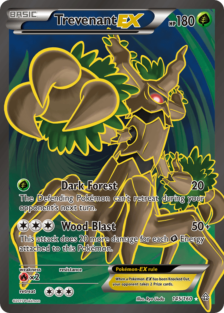 Trevenant-EX, kortbilde fra pokemontcg.io