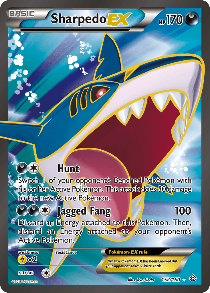 Sharpedo-EX, kortbilde fra pokemontcg.io