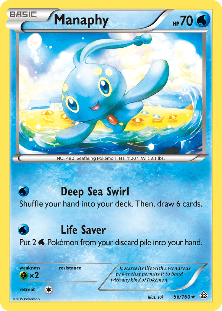 Manaphy, kortbilde fra pokemontcg.io