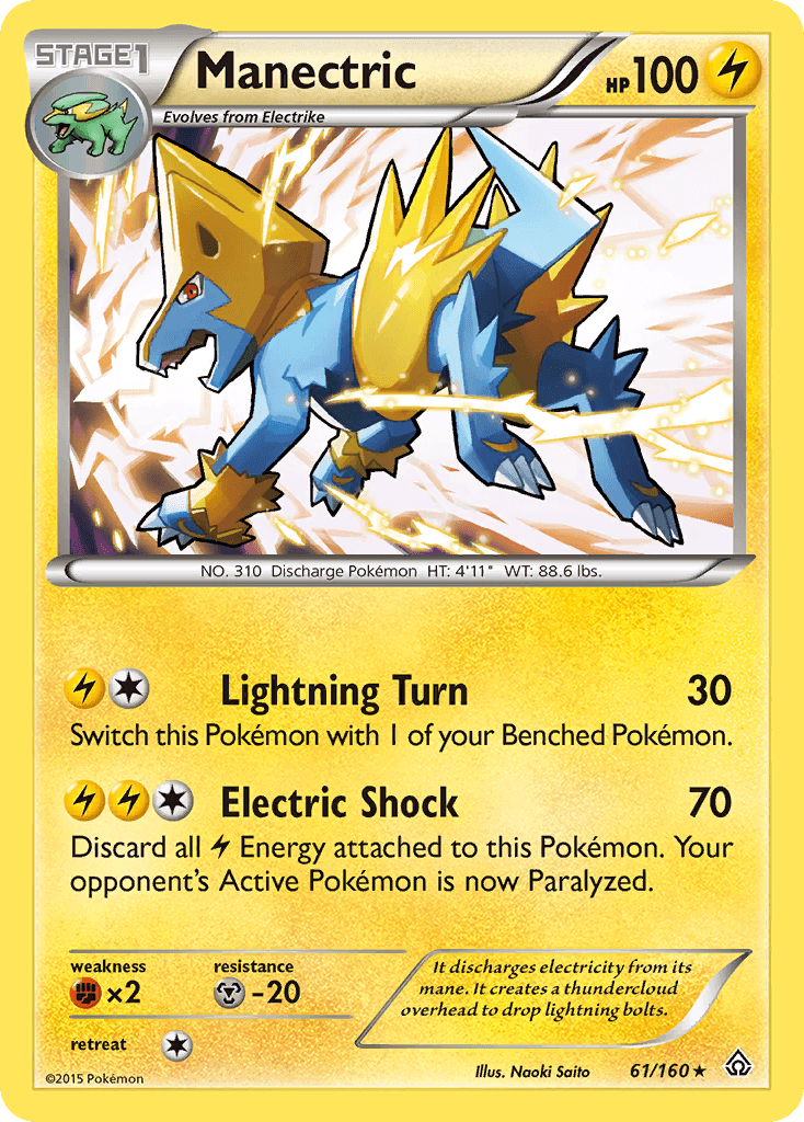 Manectric, kortbilde fra pokemontcg.io