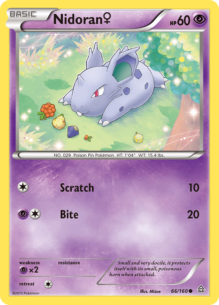 Nidoran ♀, kortbilde fra pokemontcg.io
