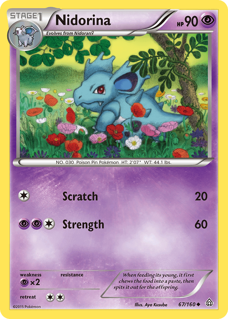 Nidorina, kortbilde fra pokemontcg.io