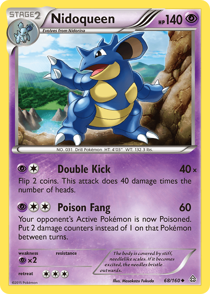 Nidoqueen, kortbilde fra pokemontcg.io