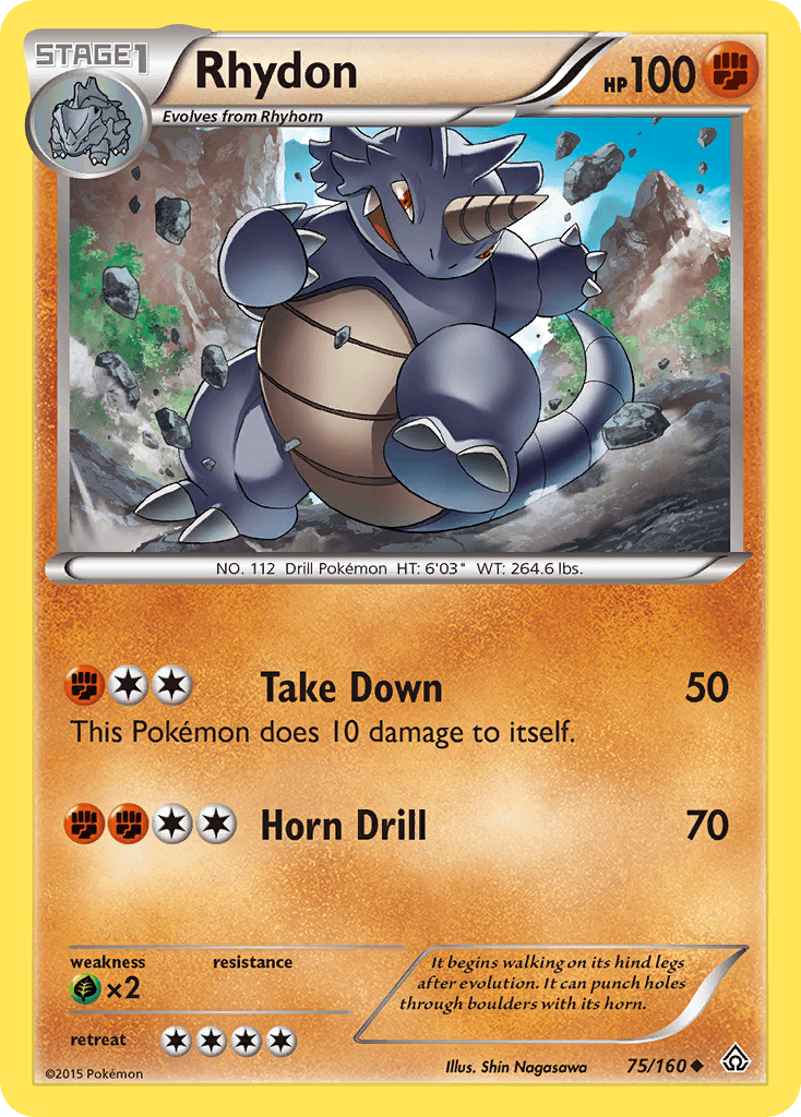 Rhydon, kortbilde fra pokemontcg.io