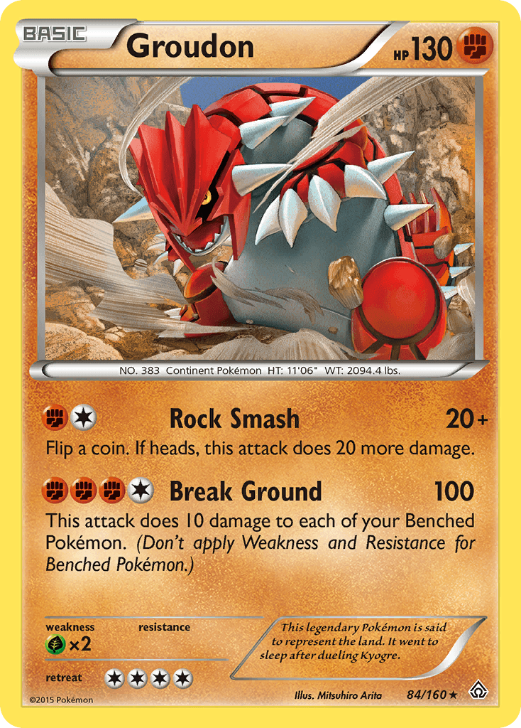 Groudon, kortbilde fra pokemontcg.io