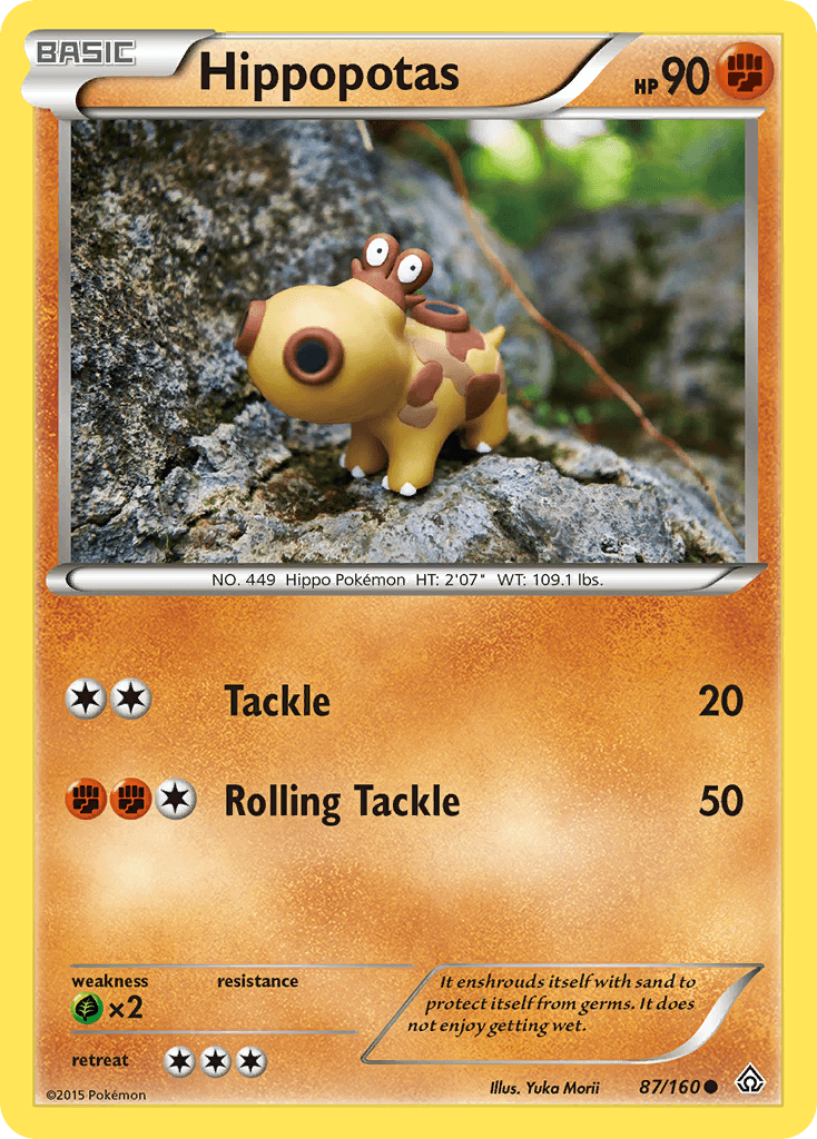 Hippopotas, kortbilde fra pokemontcg.io