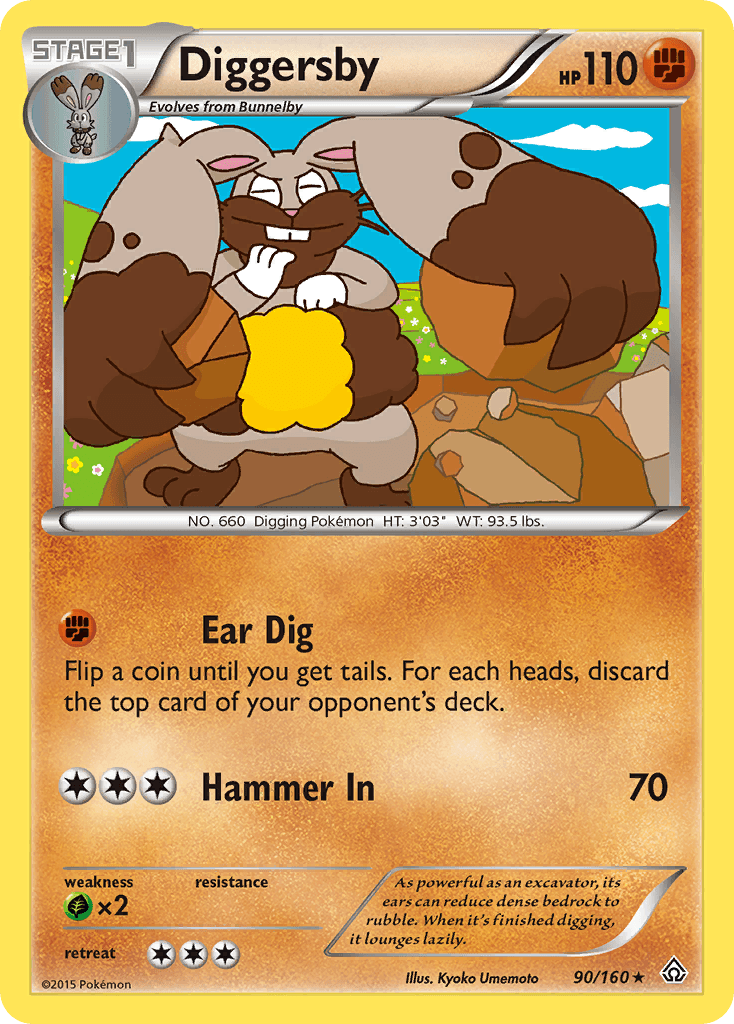Diggersby, kortbilde fra pokemontcg.io