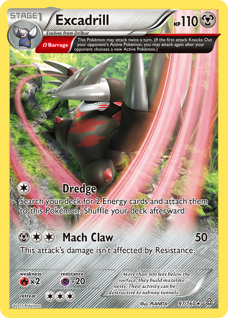 Excadrill, kortbilde fra pokemontcg.io