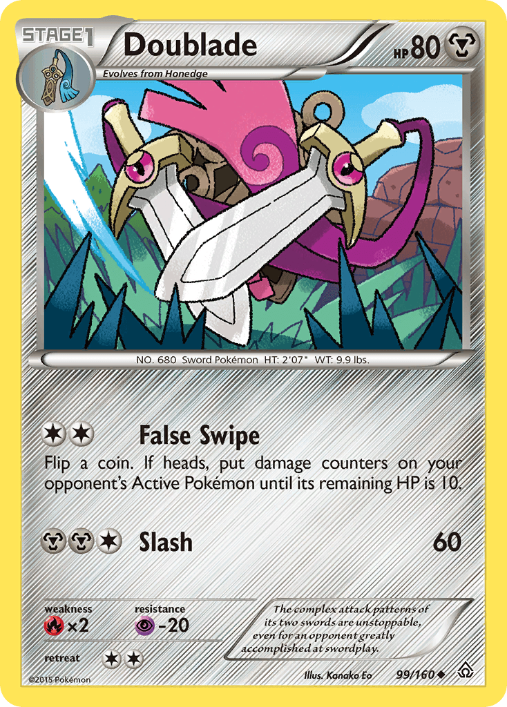 Doublade, kortbilde fra pokemontcg.io