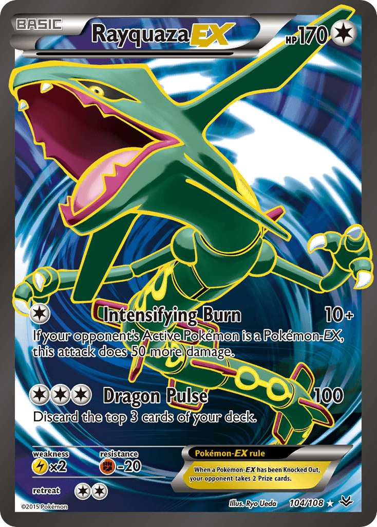 Rayquaza-EX, kortbilde fra pokemontcg.io