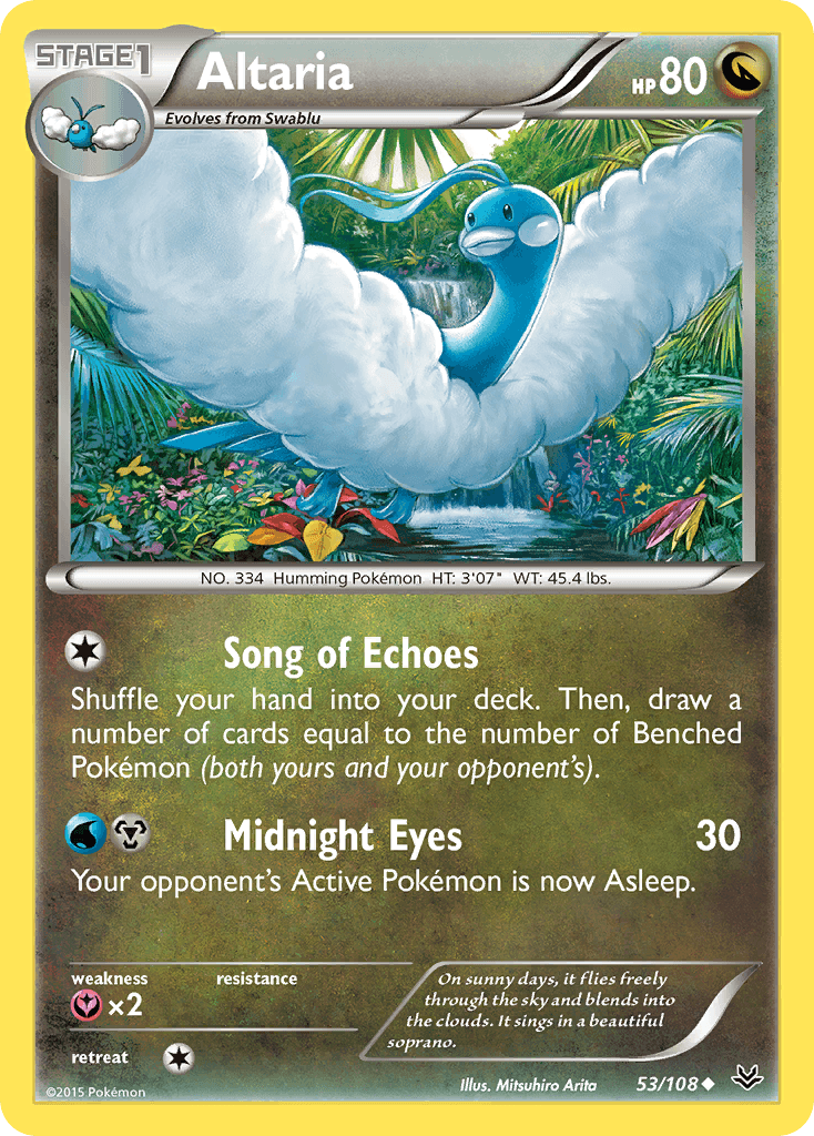 Altaria, kortbilde fra pokemontcg.io