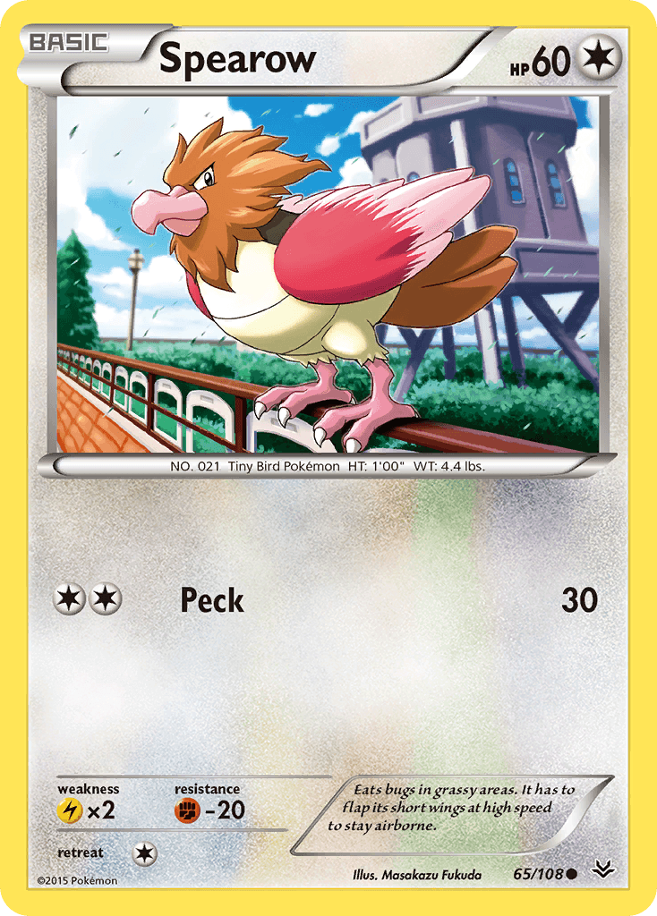 Spearow, kortbilde fra pokemontcg.io