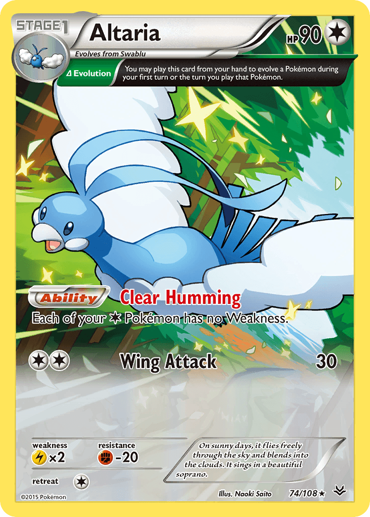 Altaria, kortbilde fra pokemontcg.io