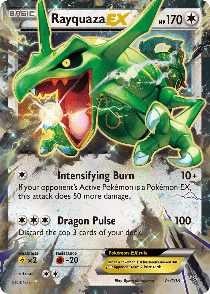 Rayquaza-EX, kortbilde fra pokemontcg.io