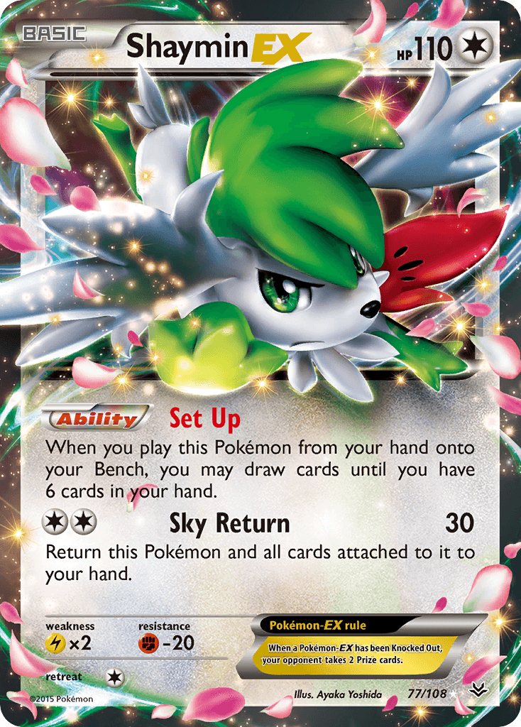 Shaymin-EX, kortbilde fra pokemontcg.io