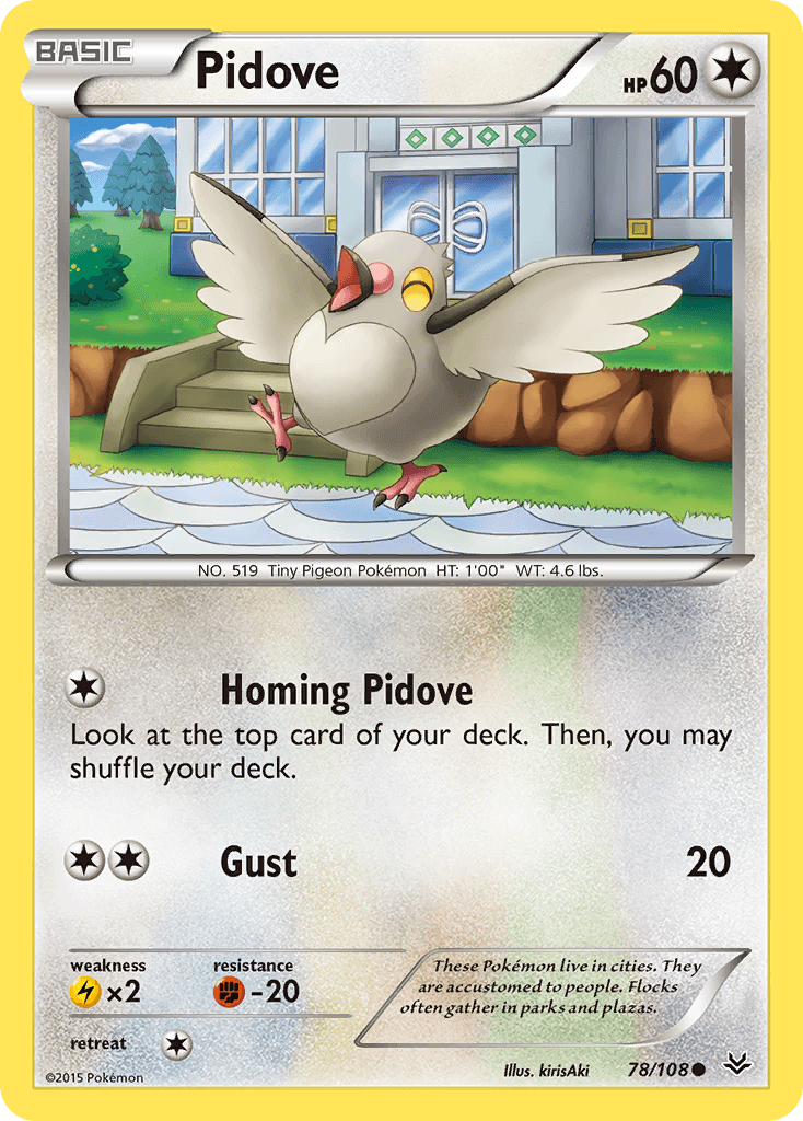 Pidove, kortbilde fra pokemontcg.io