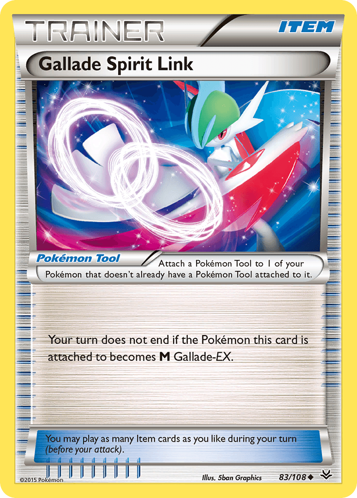 Gallade Spirit Link, kortbilde fra pokemontcg.io