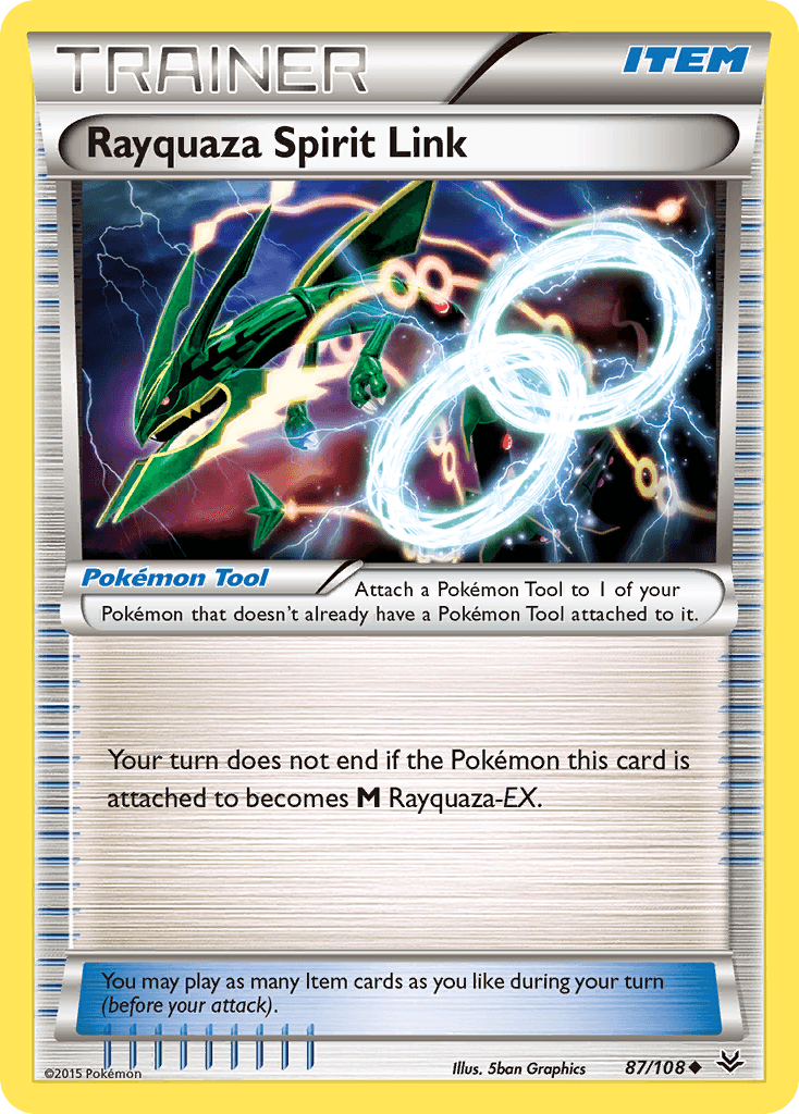 Rayquaza Spirit Link, kortbilde fra pokemontcg.io