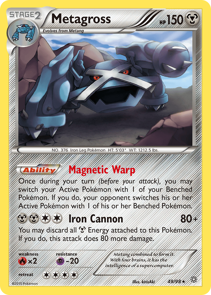 Metagross, kortbilde fra pokemontcg.io