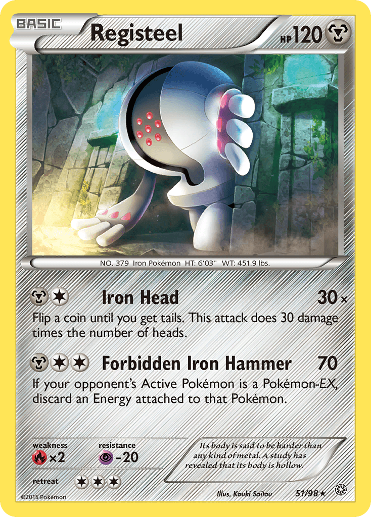 Registeel, kortbilde fra pokemontcg.io