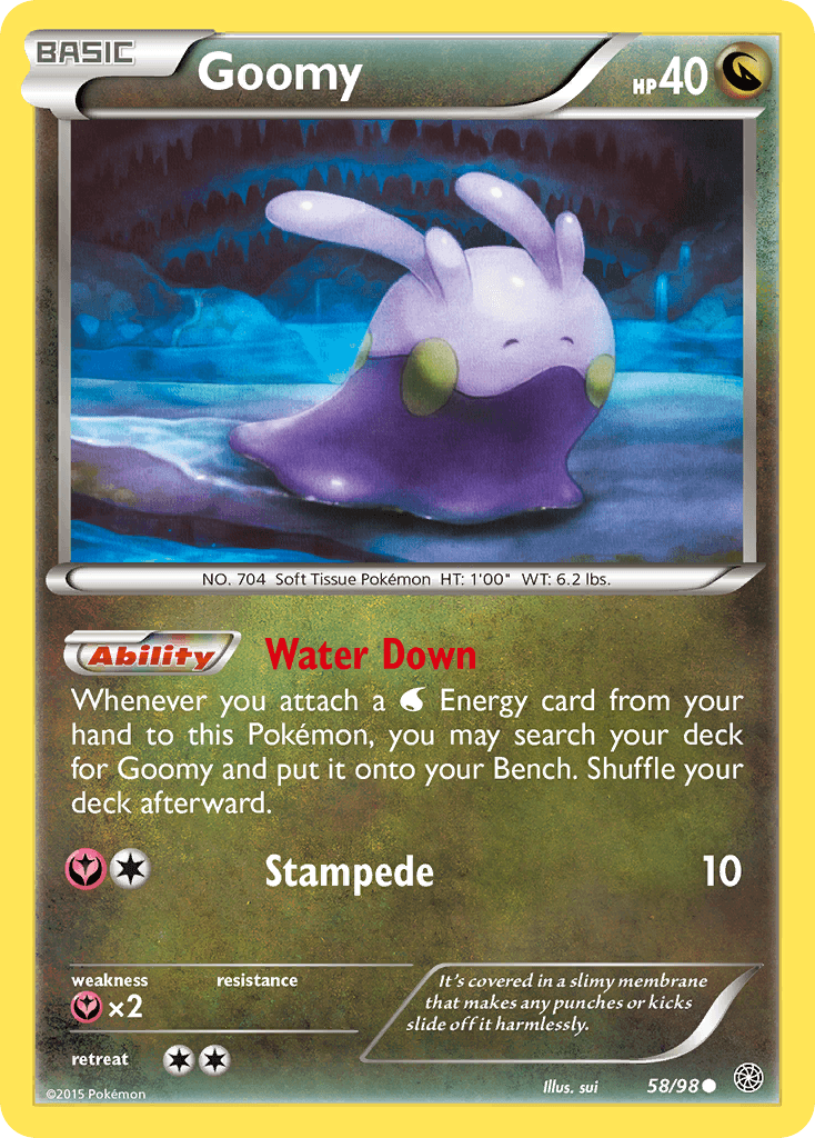 Goomy, kortbilde fra pokemontcg.io