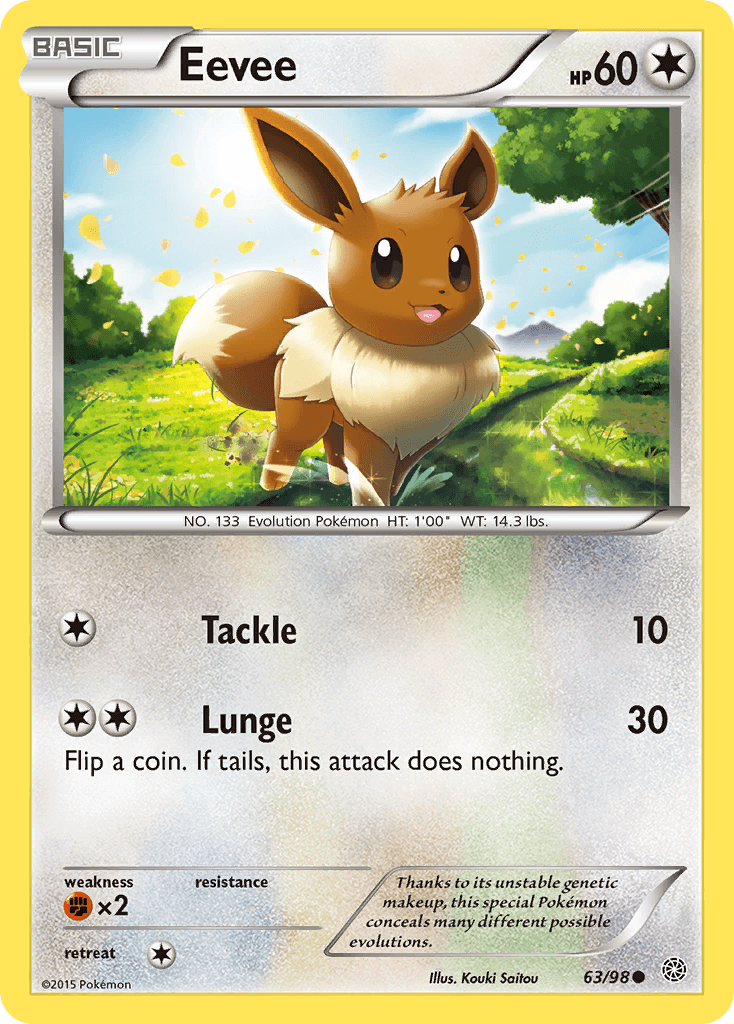 Eevee, kortbilde fra pokemontcg.io
