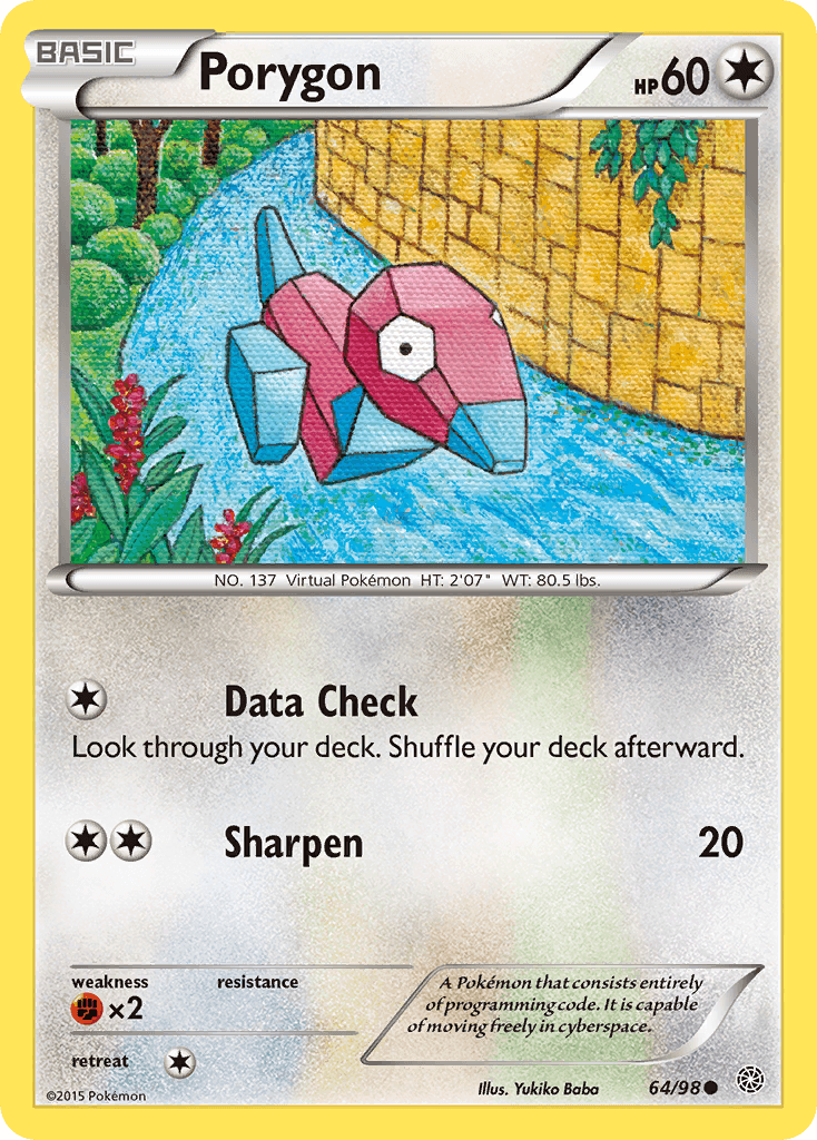Porygon, kortbilde fra pokemontcg.io