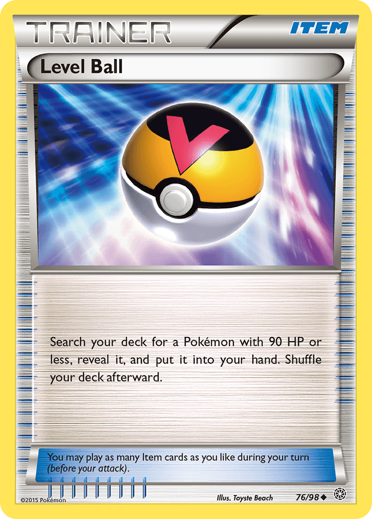 Level Ball, kortbilde fra pokemontcg.io