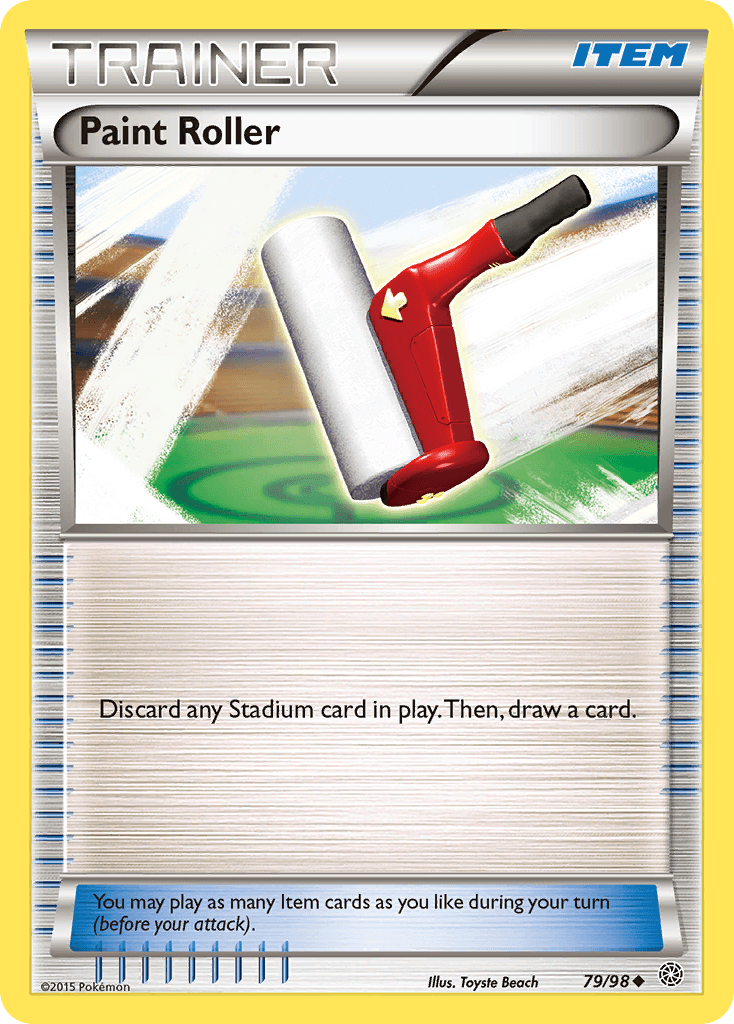 Paint Roller, kortbilde fra pokemontcg.io