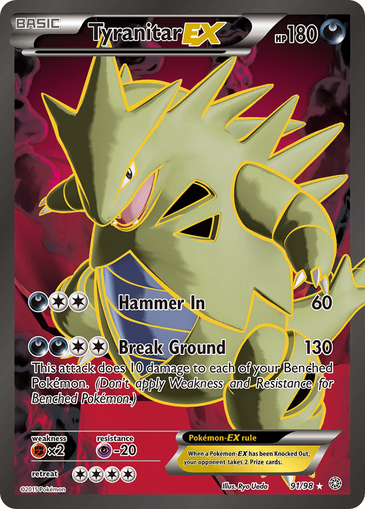 Tyranitar-EX, kortbilde fra pokemontcg.io