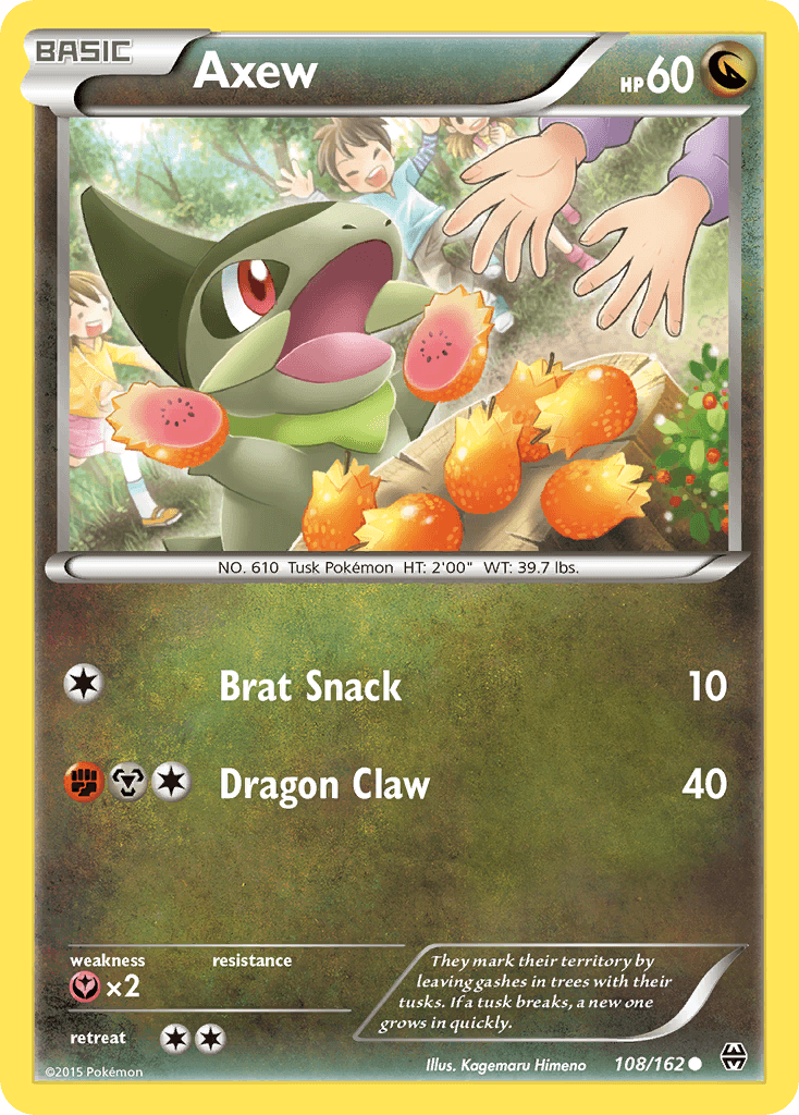 Axew, kortbilde fra pokemontcg.io