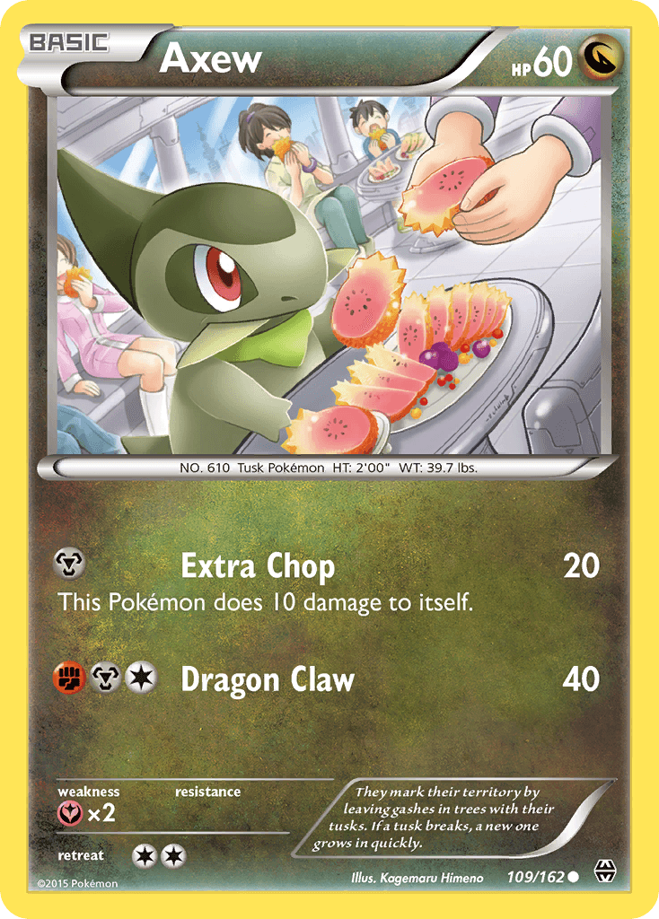 Axew, kortbilde fra pokemontcg.io