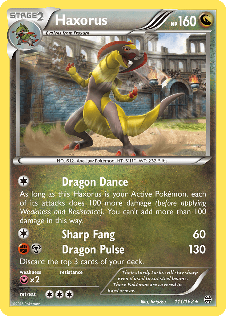 Haxorus, kortbilde fra pokemontcg.io