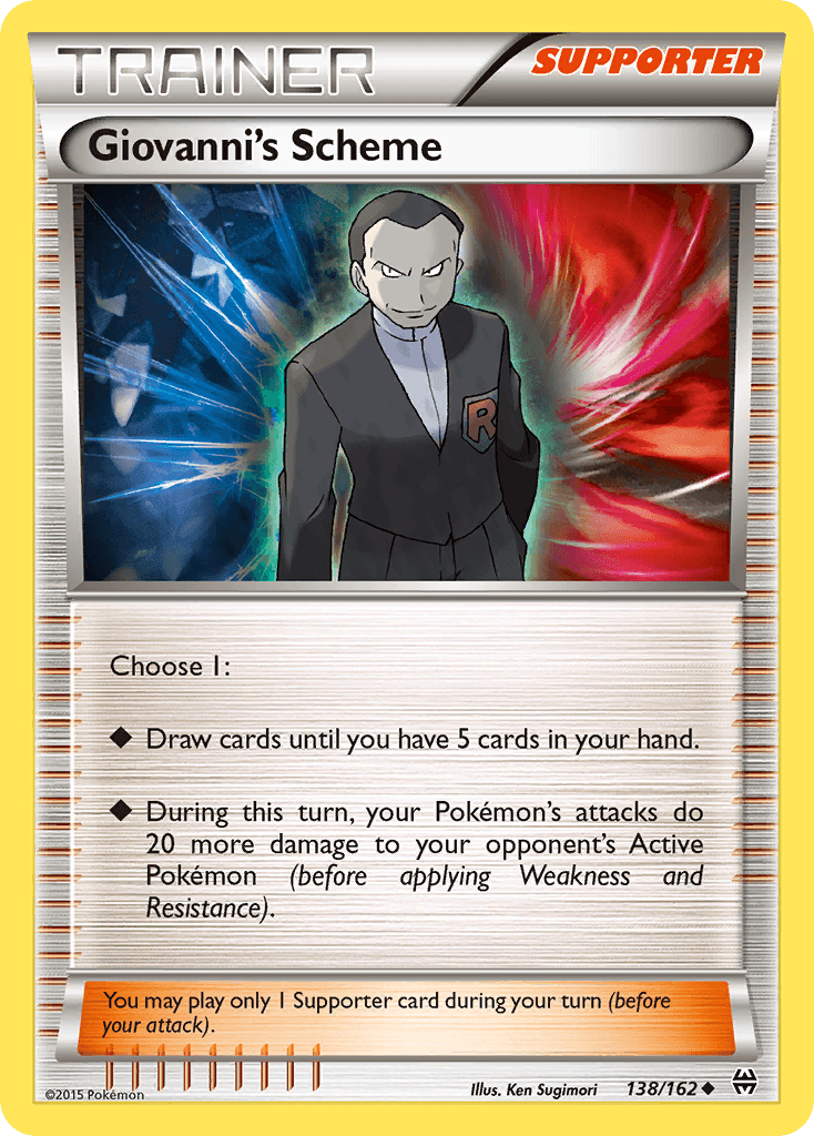 Giovanni's Scheme, kortbilde fra pokemontcg.io