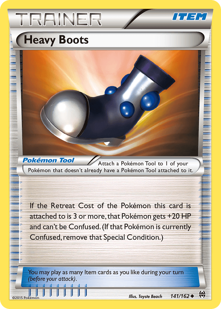 Heavy Boots, kortbilde fra pokemontcg.io