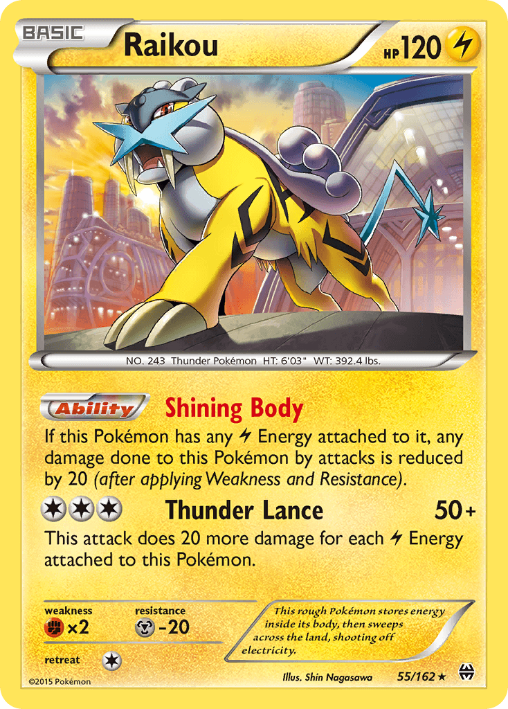 Raikou, kortbilde fra pokemontcg.io