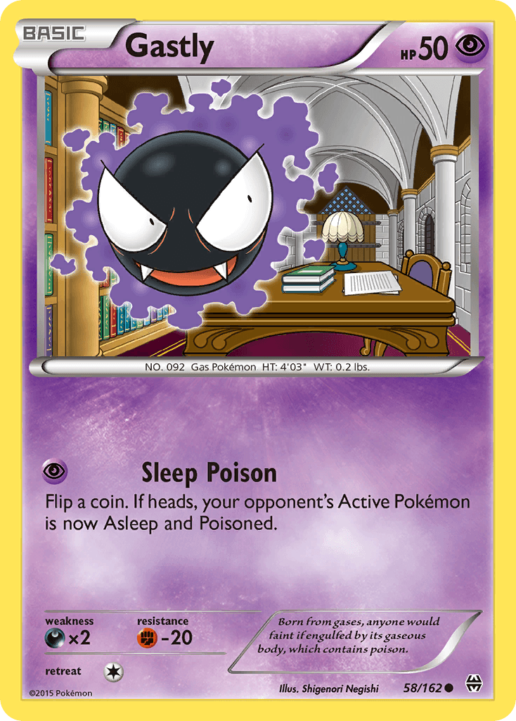 Gastly, kortbilde fra pokemontcg.io