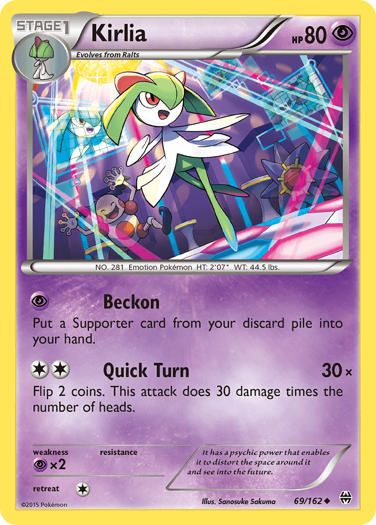 Kirlia, kortbilde fra pokemontcg.io