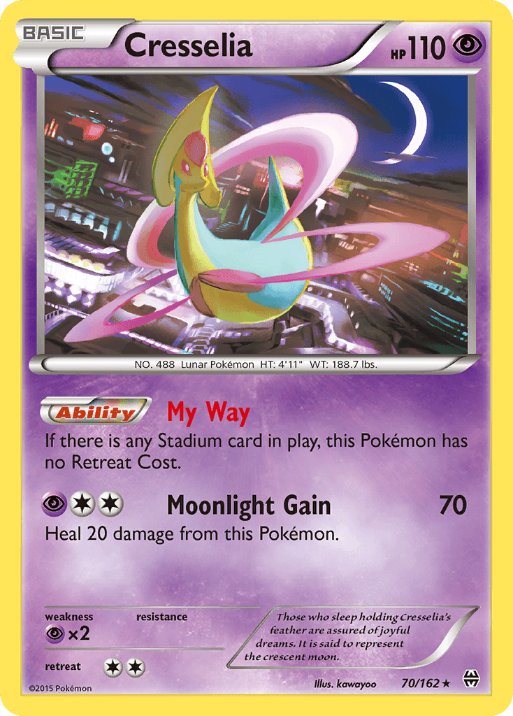 Cresselia, kortbilde fra pokemontcg.io