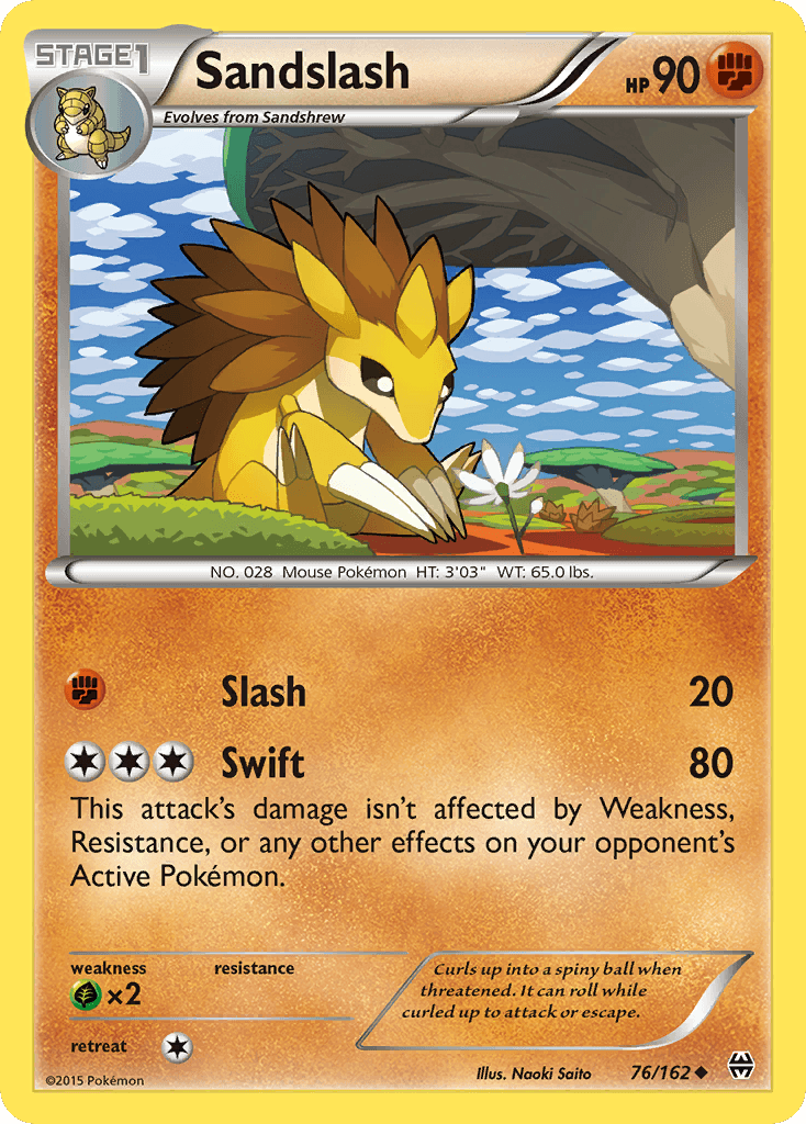 Sandslash, kortbilde fra pokemontcg.io