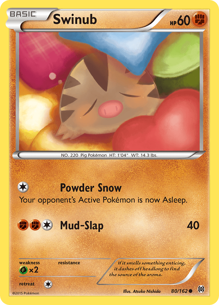 Swinub, kortbilde fra pokemontcg.io