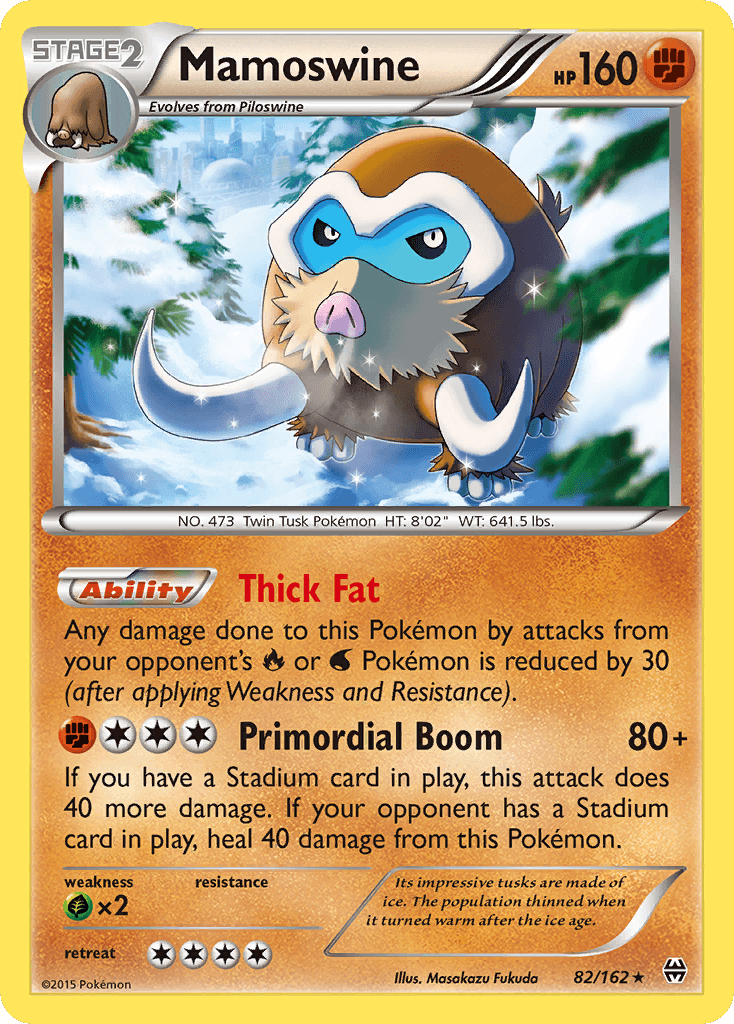 Mamoswine, kortbilde fra pokemontcg.io
