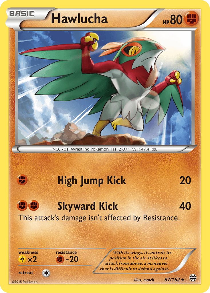 Hawlucha, kortbilde fra pokemontcg.io