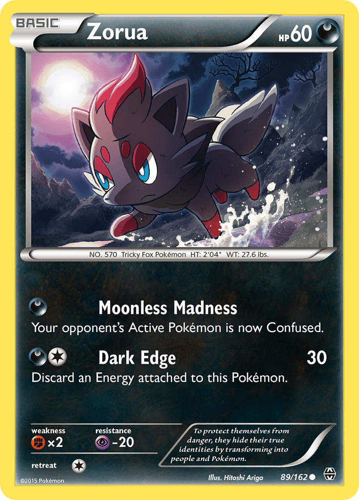 Zorua, kortbilde fra pokemontcg.io