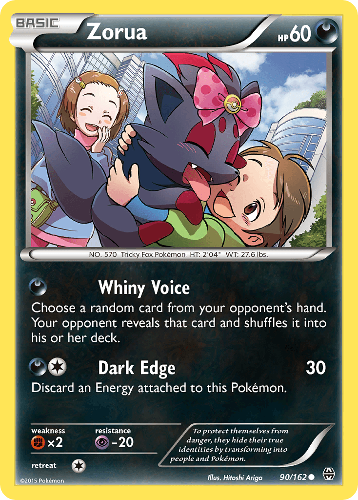 Zorua, kortbilde fra pokemontcg.io
