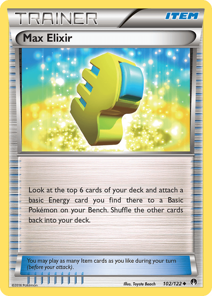 Max Elixir, kortbilde fra pokemontcg.io
