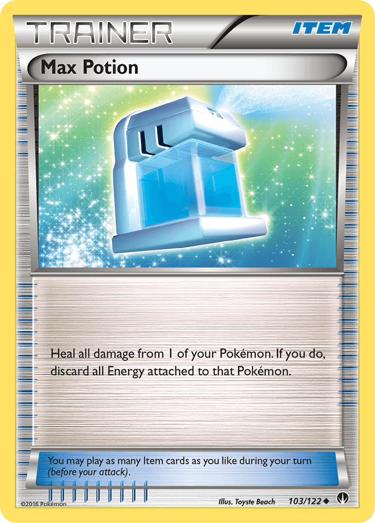Max Potion, kortbilde fra pokemontcg.io